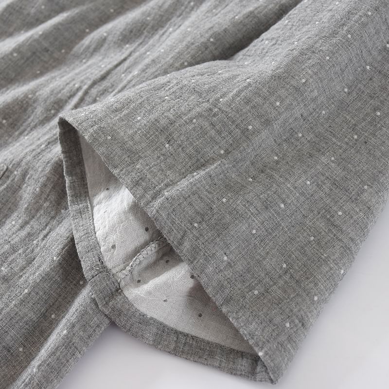 Finlies - Gestippelde Kimono Pyjama Robe