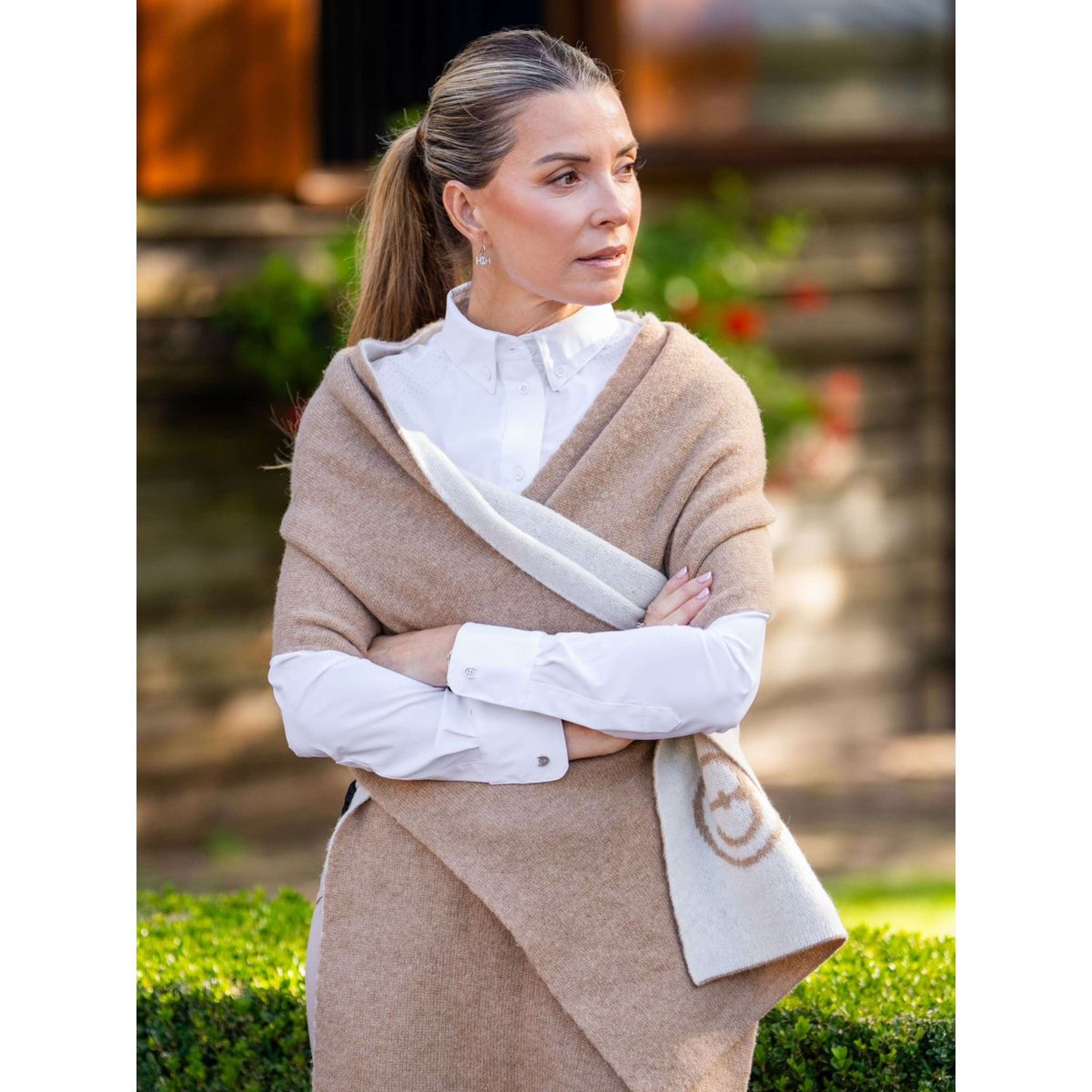 Equestrian Stockholm Sjaal Woven Sand