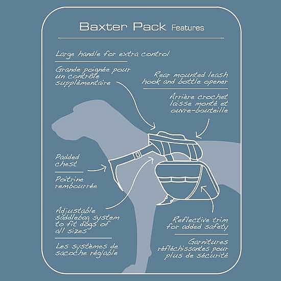 Kurgo Baxter Backpack Chili/Barn Red | Medium | 11633