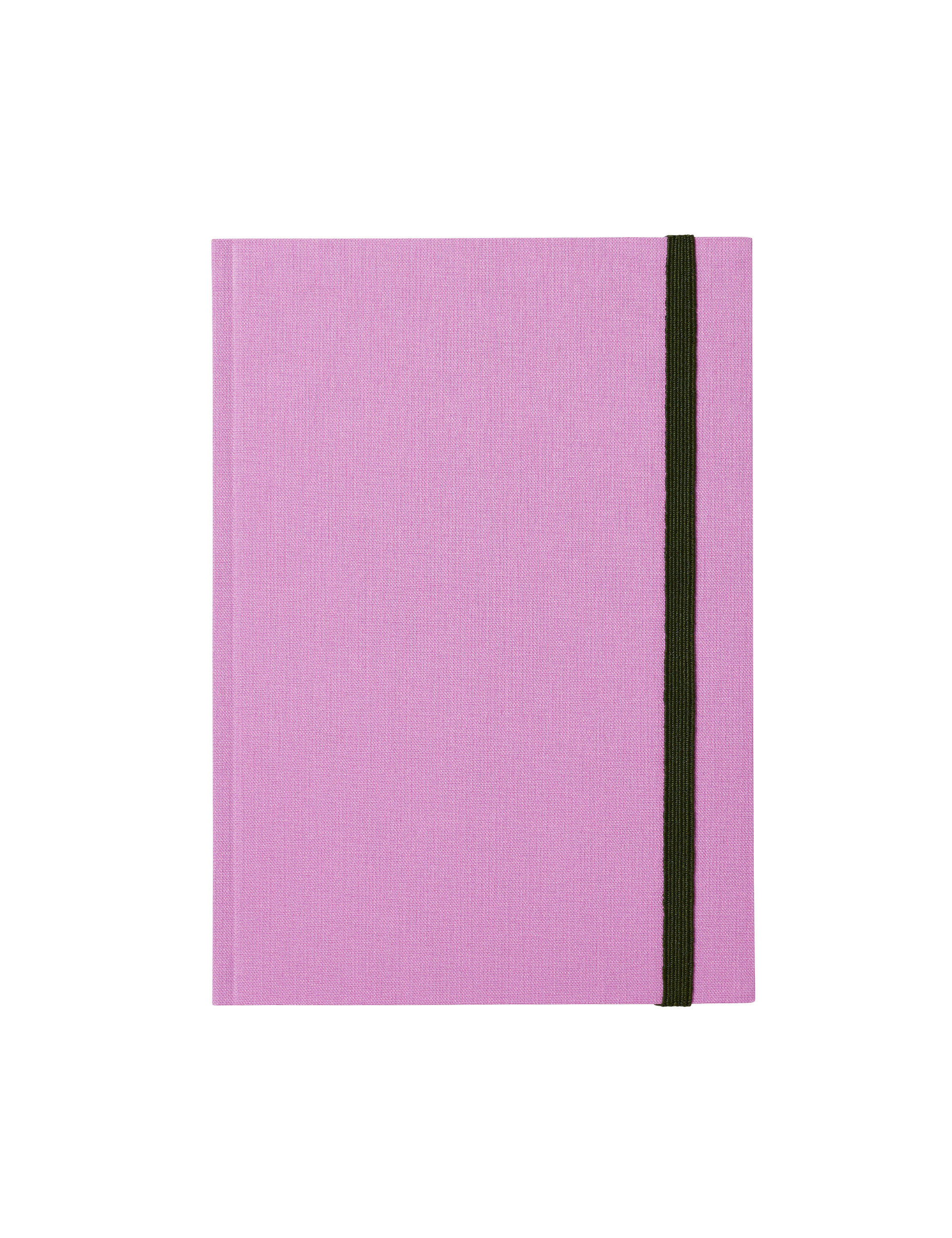 Notem  BEA notesbog m. elastisk bånd - Lavender