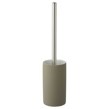 Atlantic Toiletborstelhouder met Rubber Coating Grijs