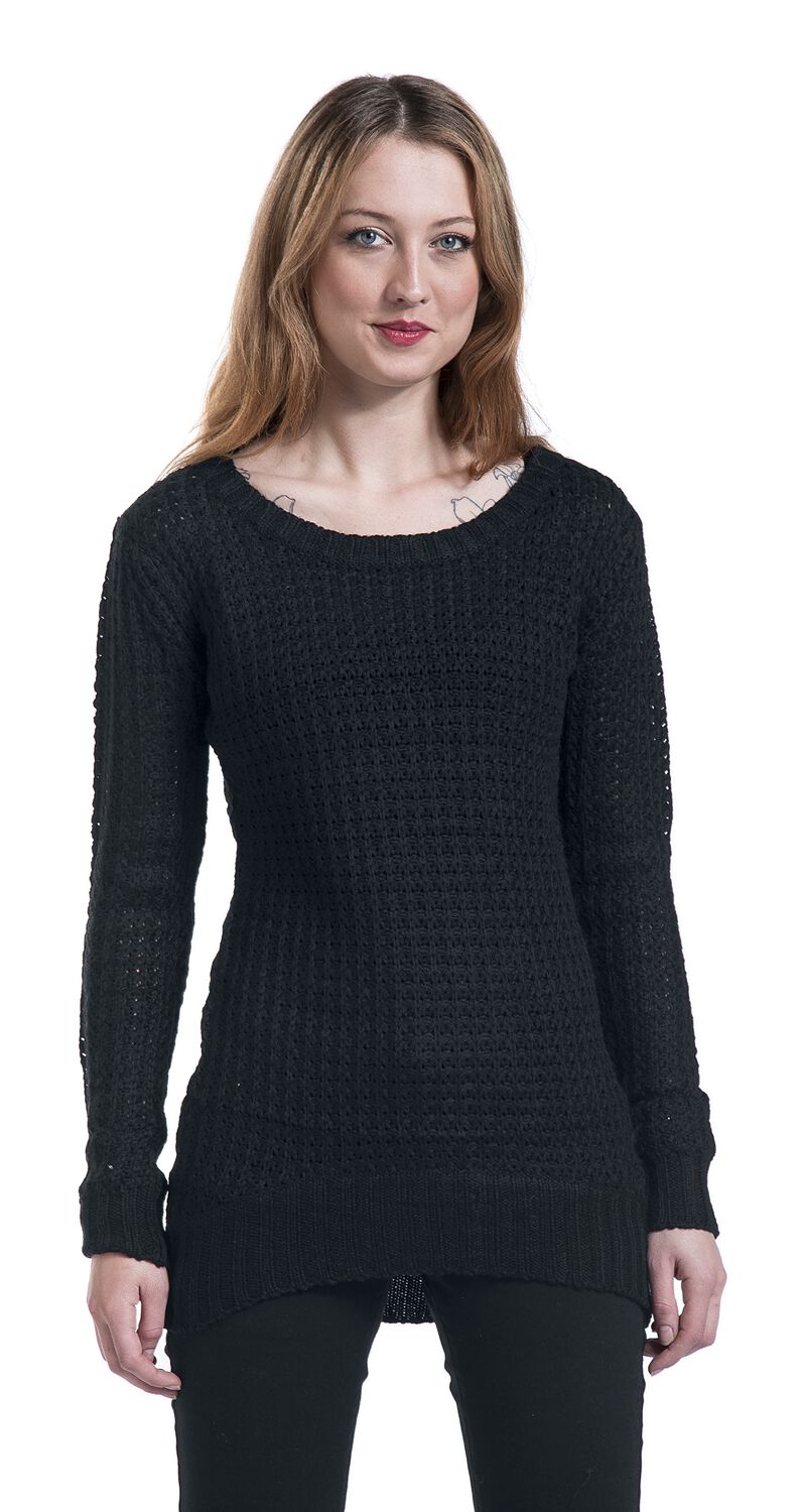 Ladies Sweat Long Wideneck | Urban Classics Pull tricoté
