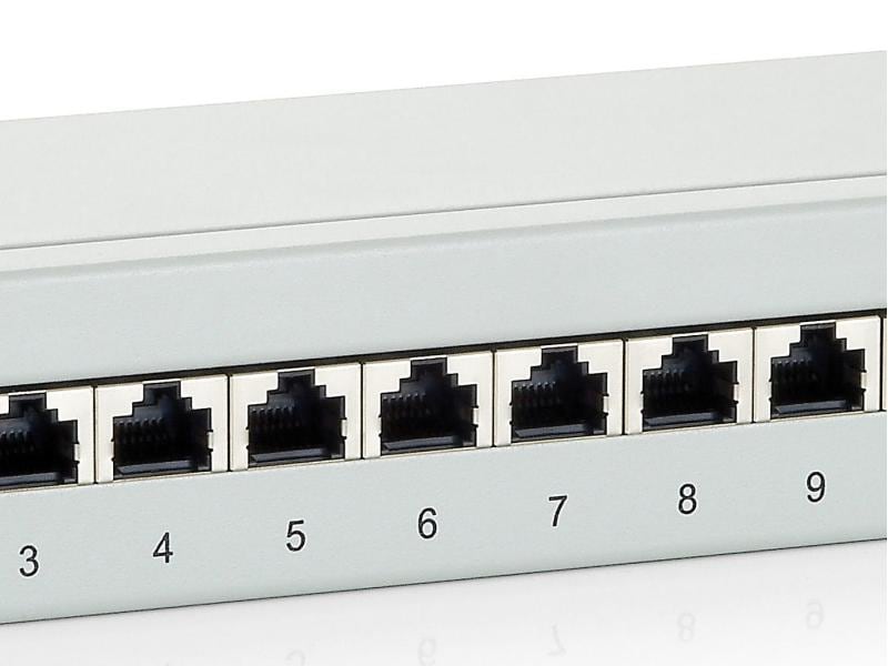 equip Patchpanel 12 Port, LSA, 1HE 10
