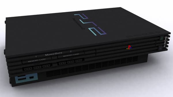Playstation 2 Basenhet Svart - Playstation 2 (brukt)