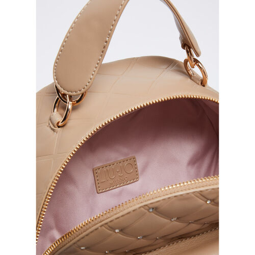 Liu Jo - Mochila acolchada con strass Marrón
