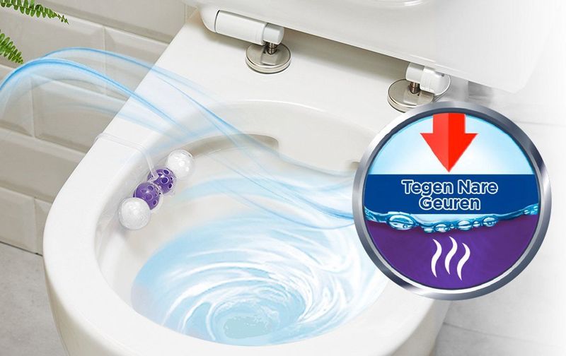 Witte Reus - Paars Actief - Toiletreiniger - Paars - 100% Recyclebaar