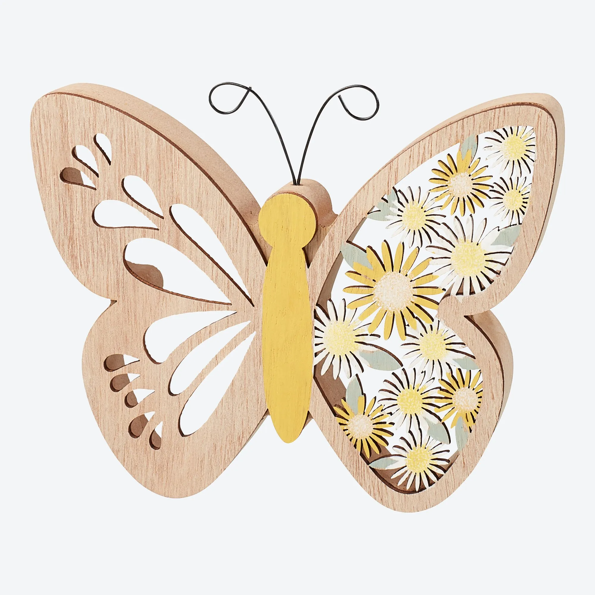 Deko-Schmetterling aus Holz, ca. 15x3x11cm