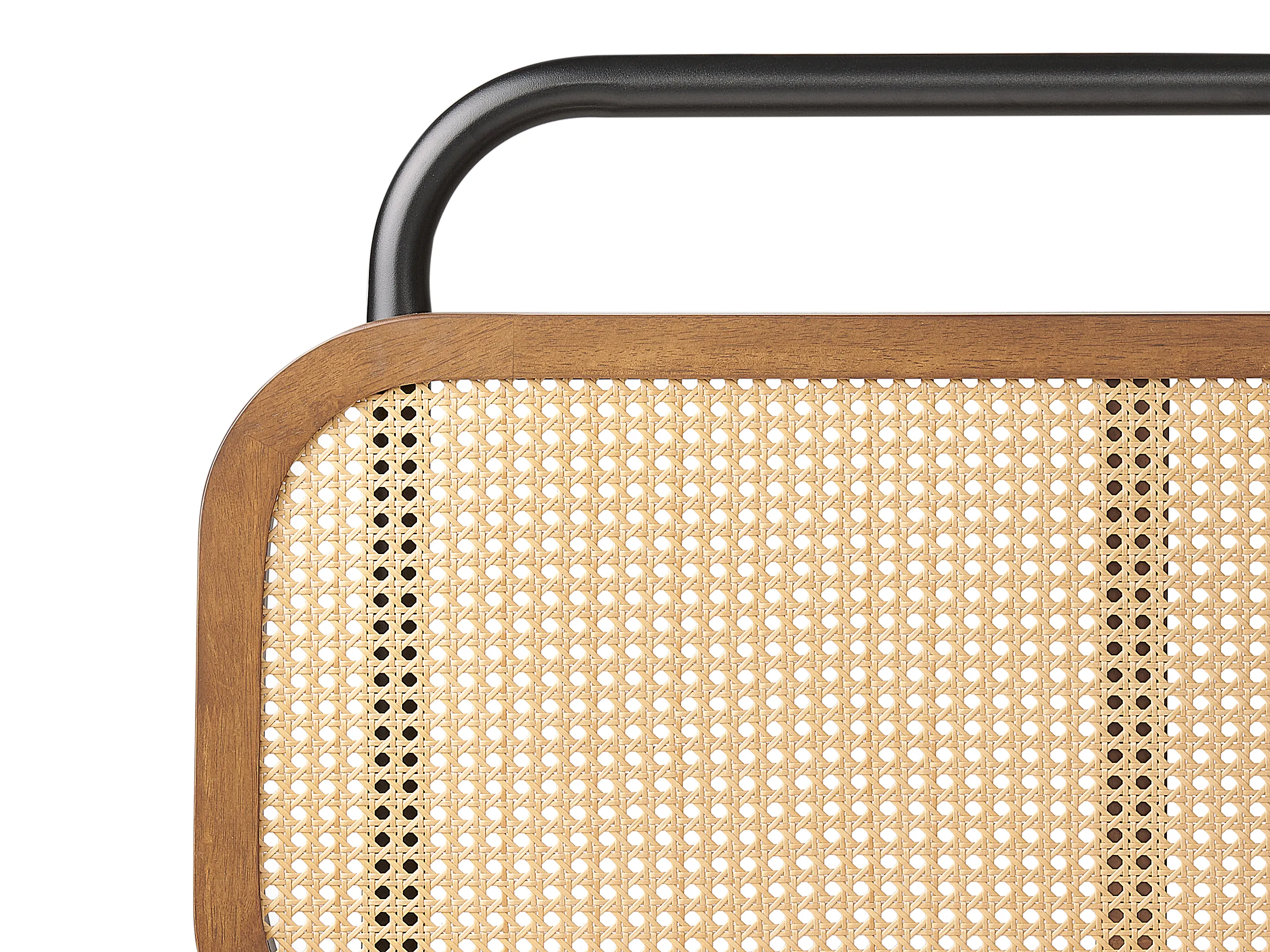 Bed Rotan BOUSSICOURT 180 x 200 cm Donkerbruin