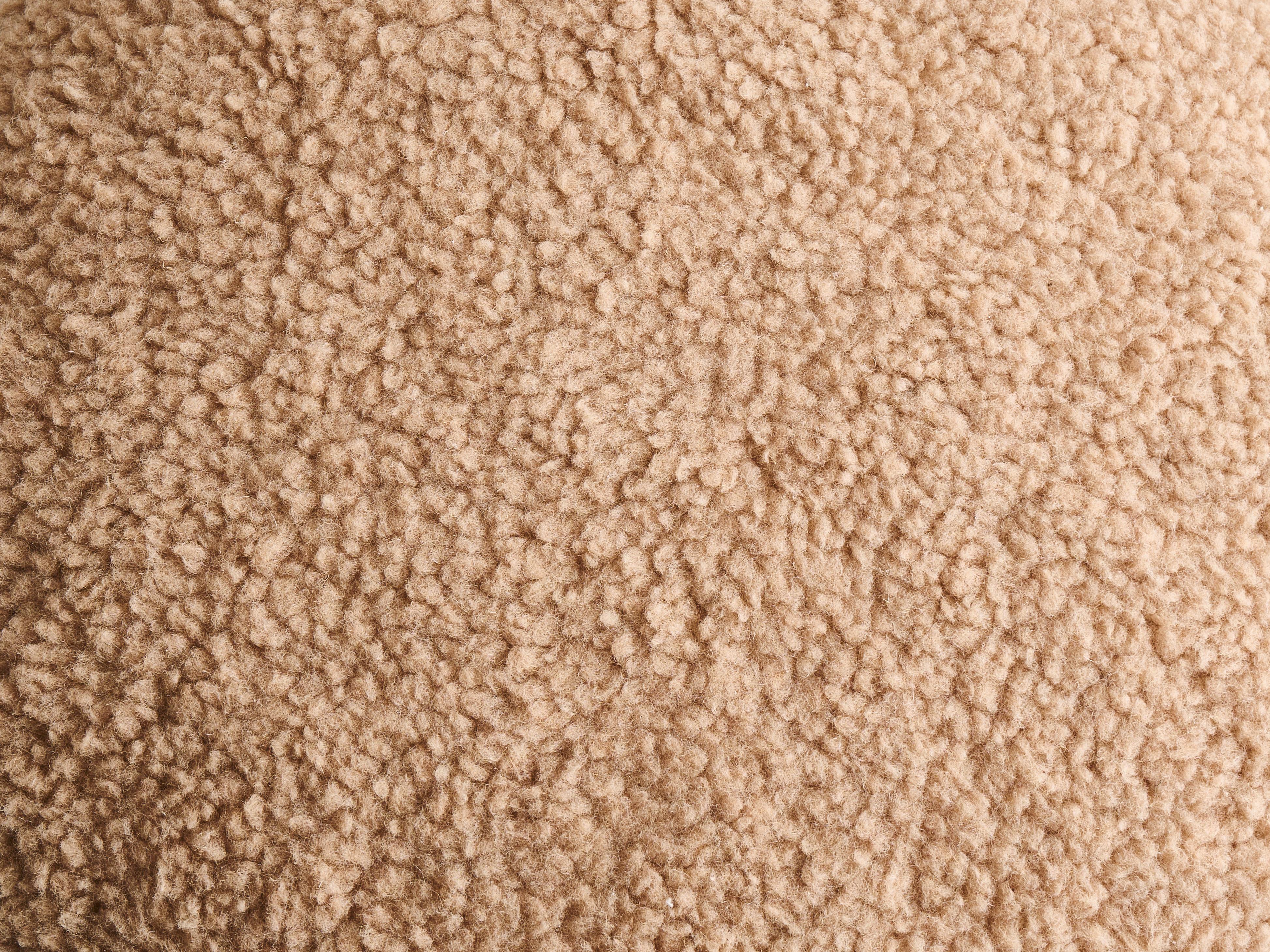 Poef EUFAULA Bouclé Beige