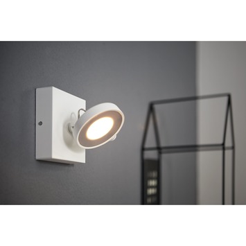 Philips opbouwspot Clockwork wit incl. WarmGlow LED-lichtbron