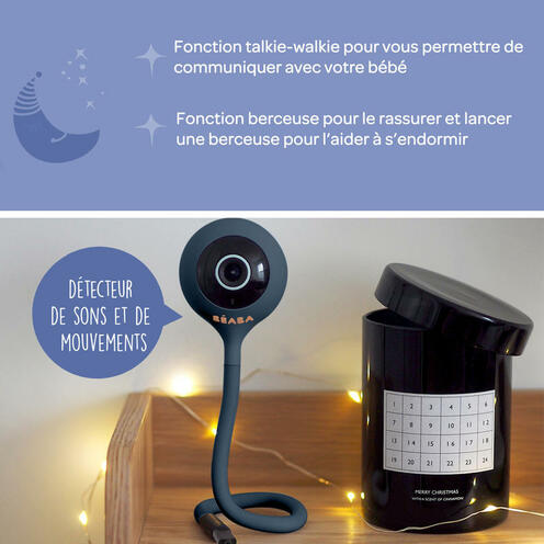 Ecoute bébé vidéo ZEN Connect Night Blue - BEABA