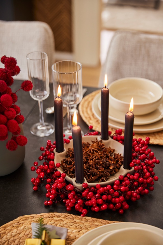 LeGer Home by Lena Gercke Dekokranz »Künstlicher X-Mas / Weihnachtskranz« vielseitig einsetzbare Weihnachtsdeko, mit zahlreichen Beeren