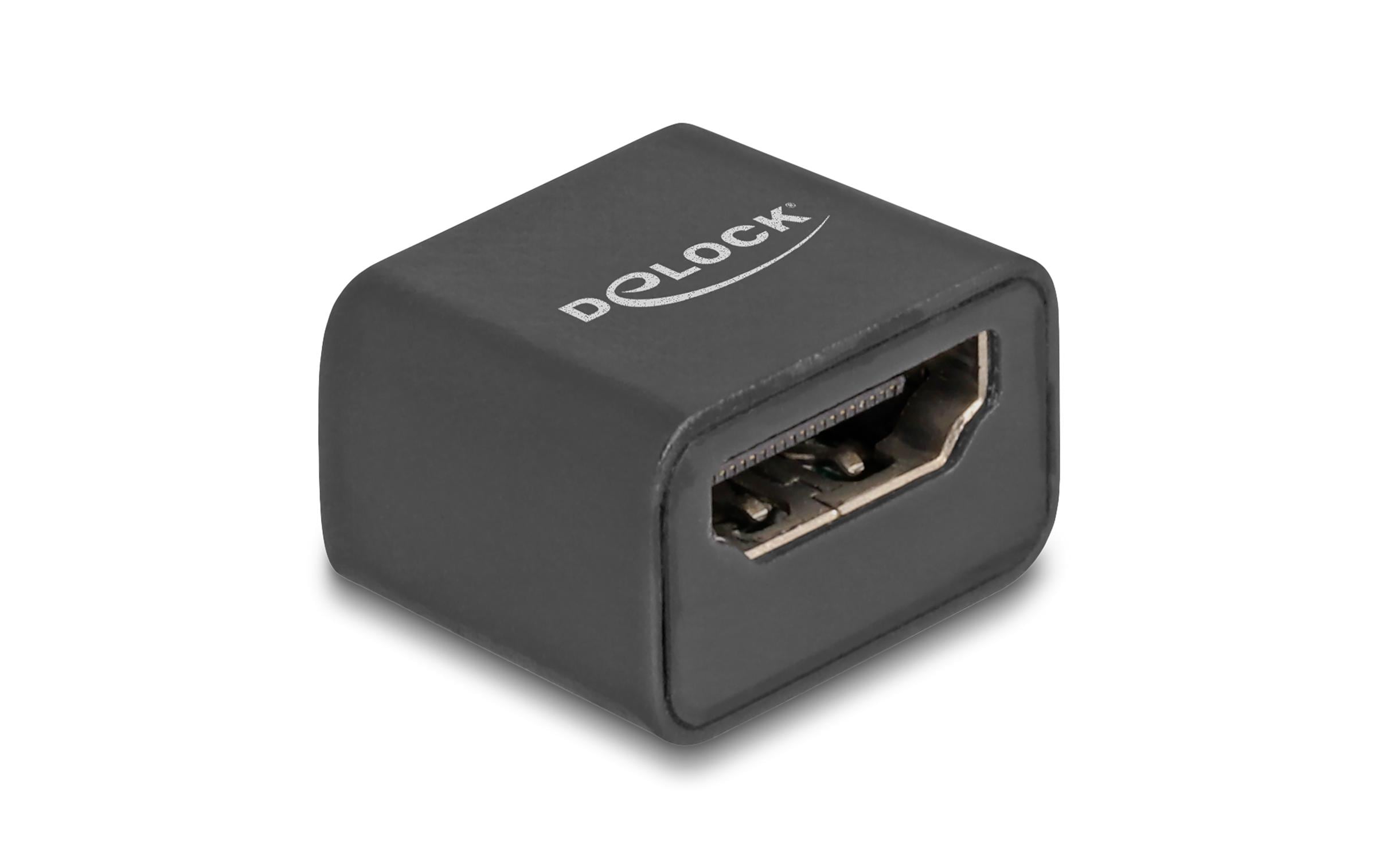 Adapter USB-C Stecker – HDMI Buchse USB Type-C - HDMIDelock Mini Adapter USB Type-C Stecker zu HDMI Buchse (DP Alt Mode) 4K