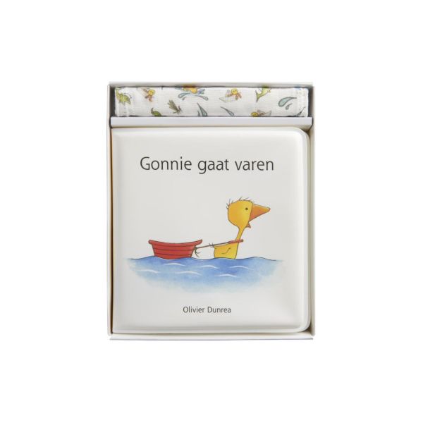 Gottmer Gonnie gaat varen (badboekje + hydrofiel washandje)