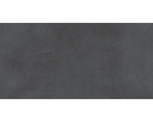 Porseleinen steengoed wand- en vloertegel Cementine 60 x 120 x 0,9 cm antraciet mat R10B