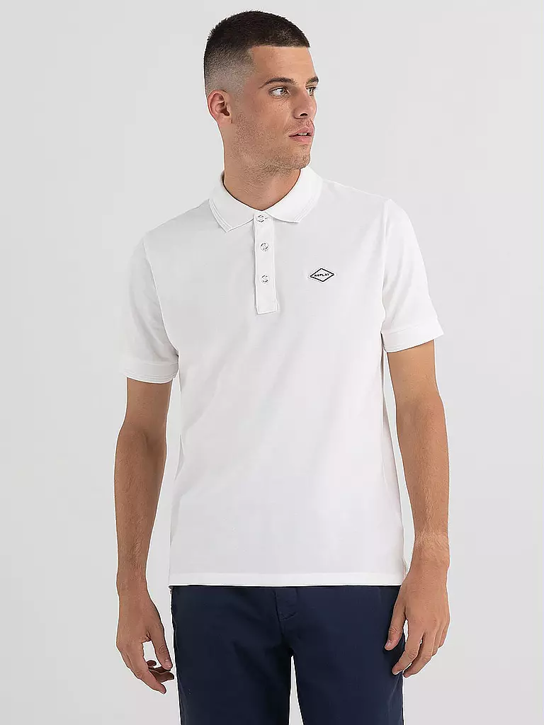 REPLAY Poloshirt  weiss