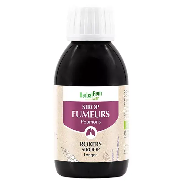 Xarope orgânico para fumantes Herbalgem 150ml