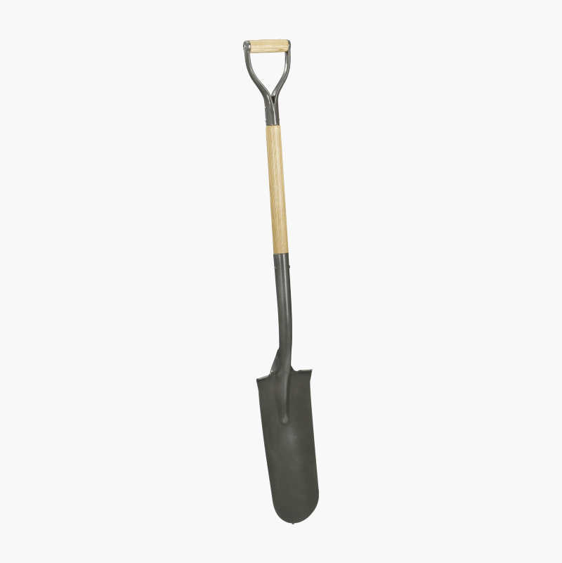 Grøftespade, avrundet, 115 cm