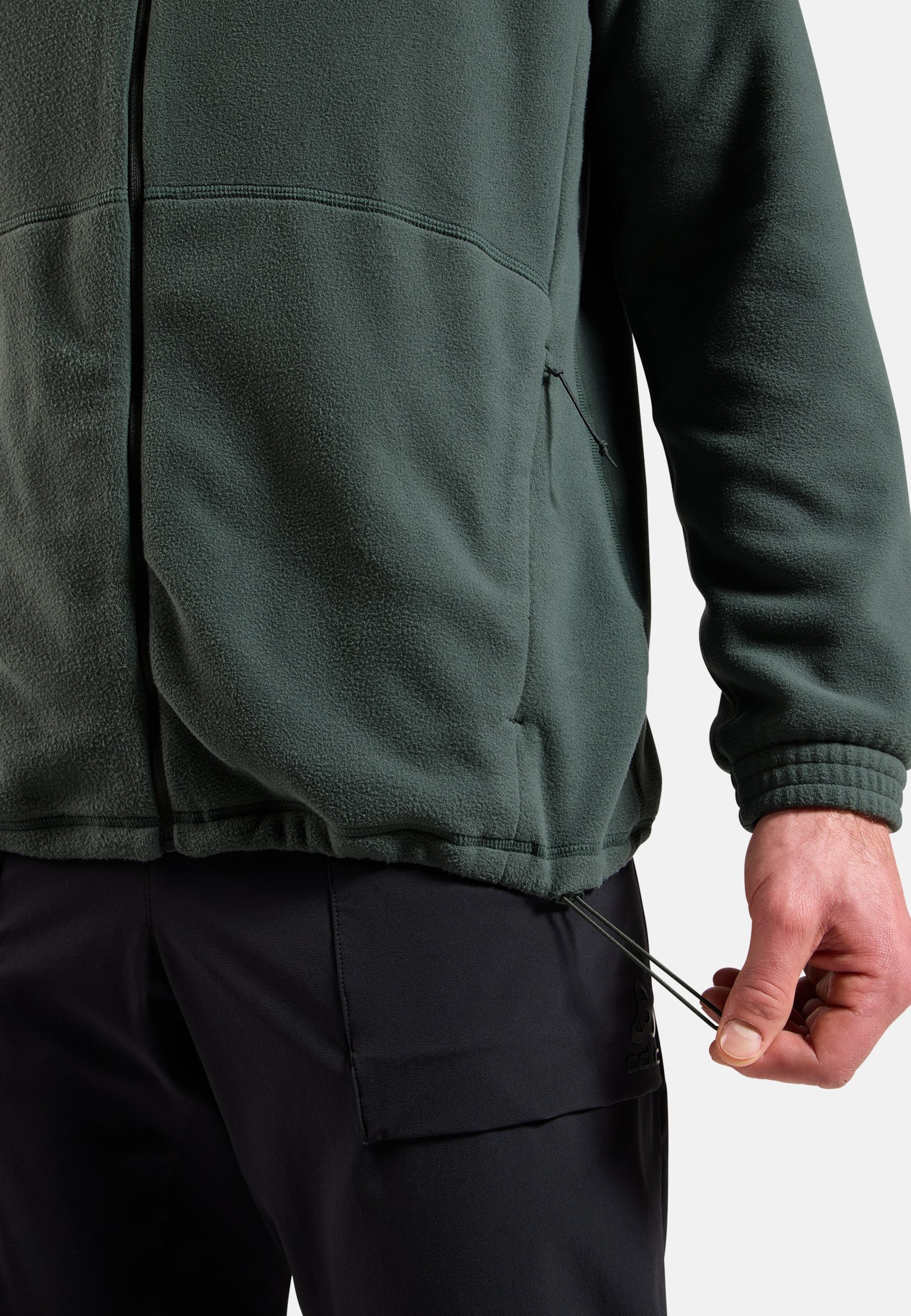 Klassische Essentials Multisport Fleecejacke mit Reissverschluss in urban chic