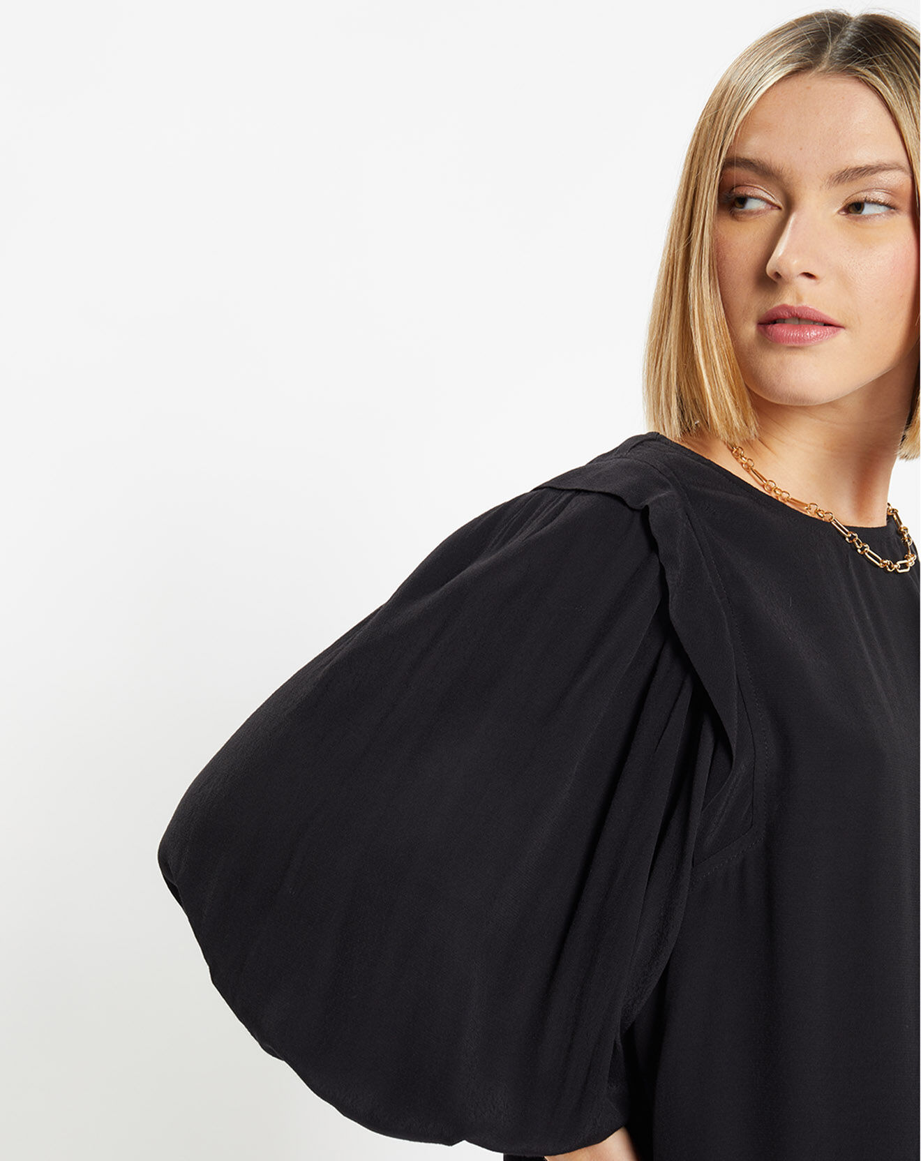 Galeries Lafayette Robe Magnolia noire