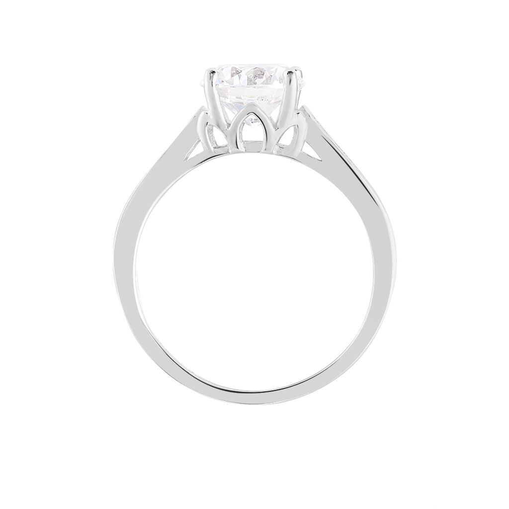 Bague Viky Argent Blanc Oxyde De Zirconium