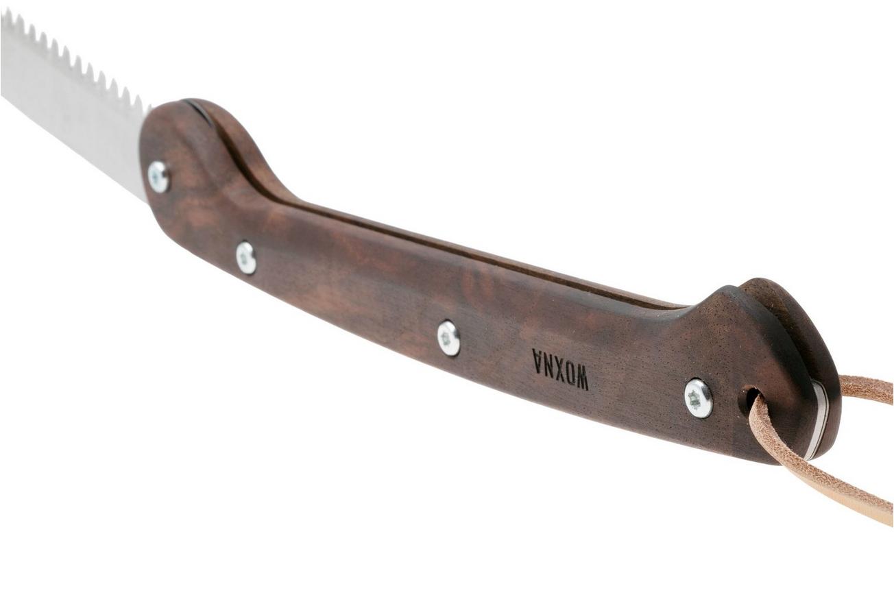 Woxna Ljusnan 113025 Foldable Saw, walnoothout, roestvast staal, vouwzaag, 25 cm