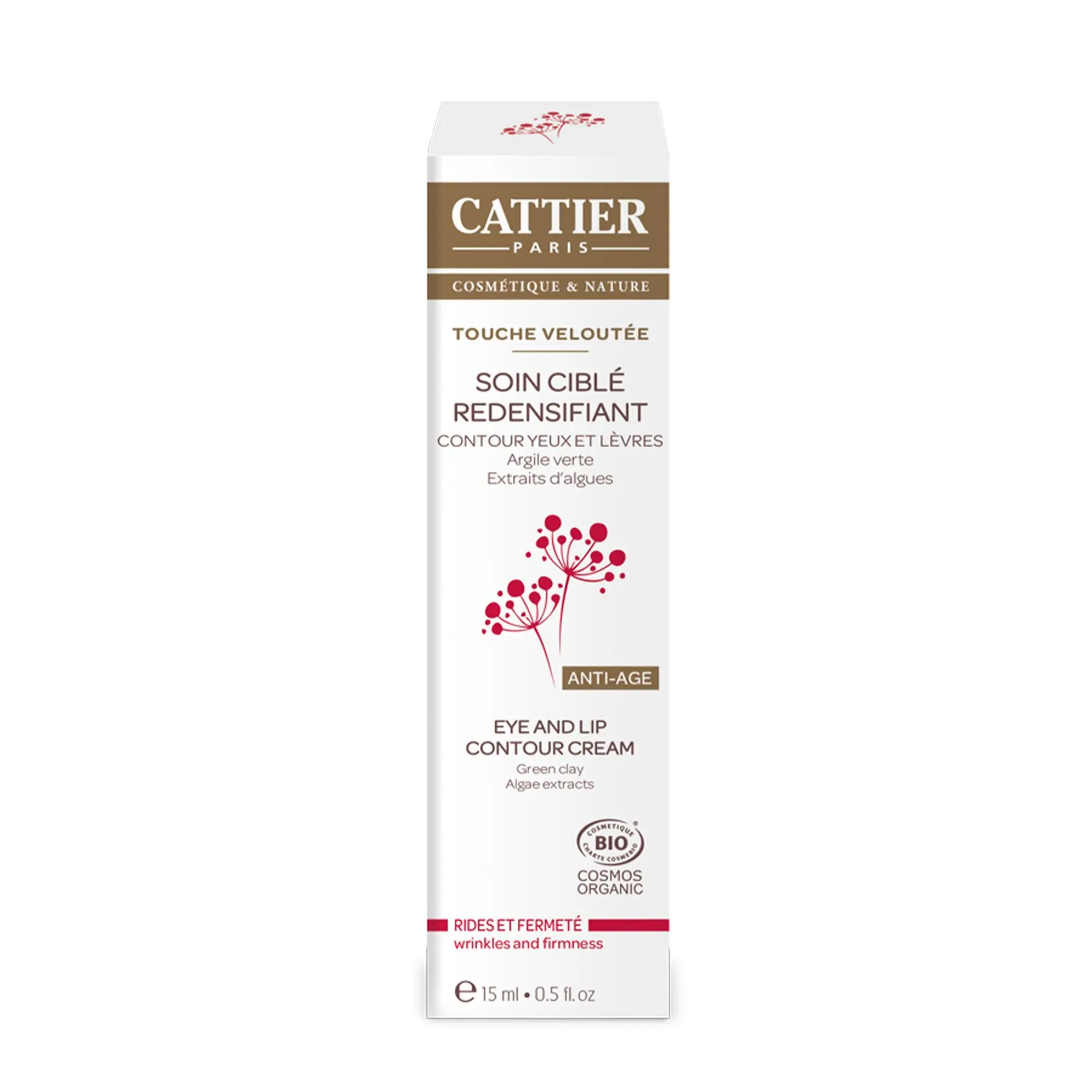 Cattier - Touche Veloutée Soin Ciblé Redensifiant Contour Yeux et lèvres- Soin visage