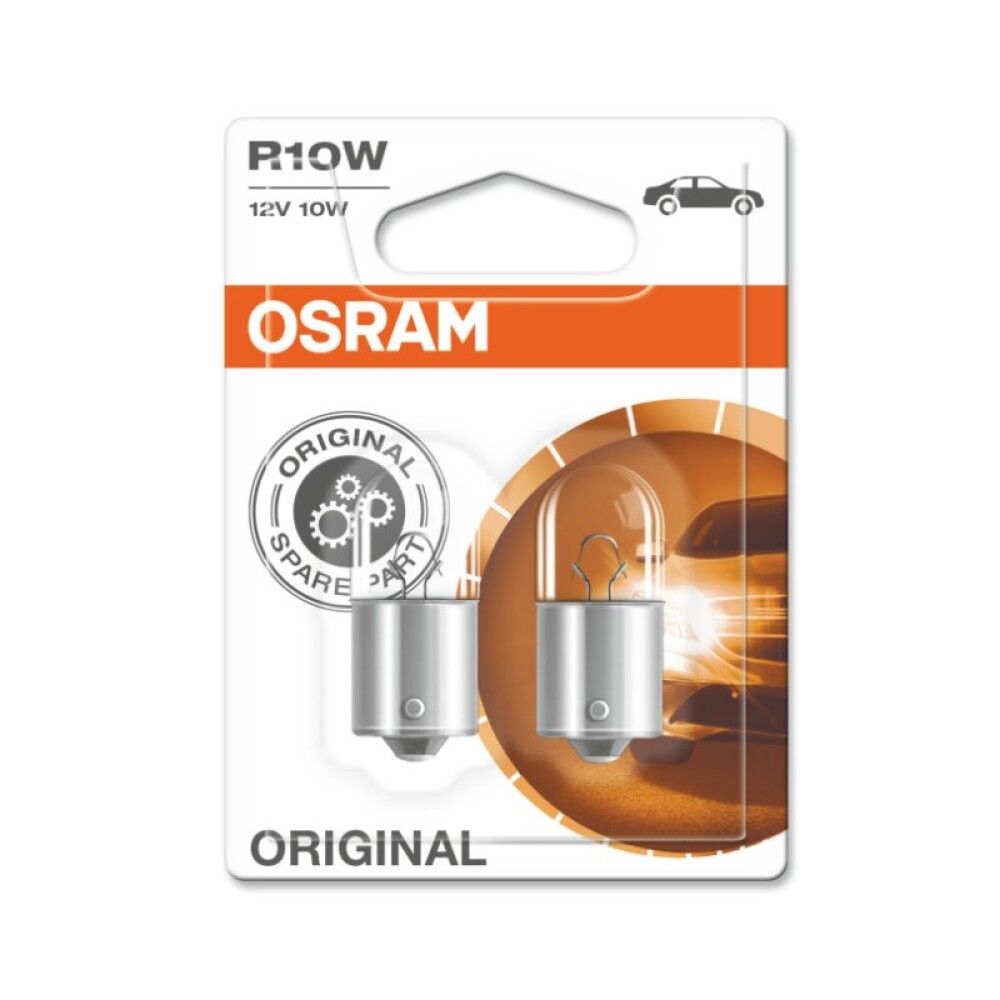 BILPÆRE OSRAM ORGINAL R10W 12V 2STK