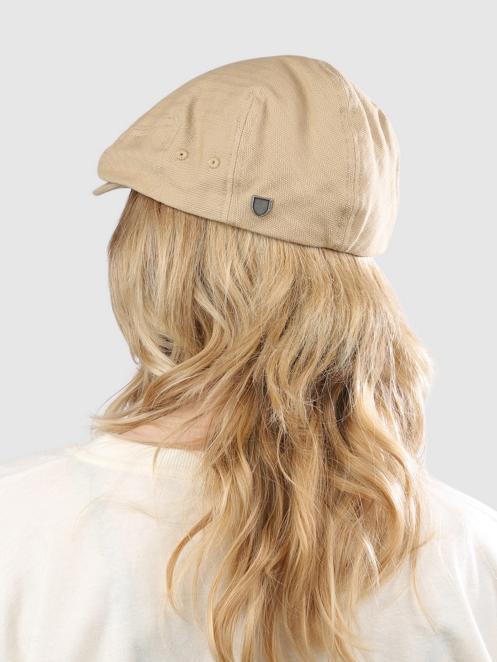 Brixton Hooligan Snap Cap khaki/sand herringbone