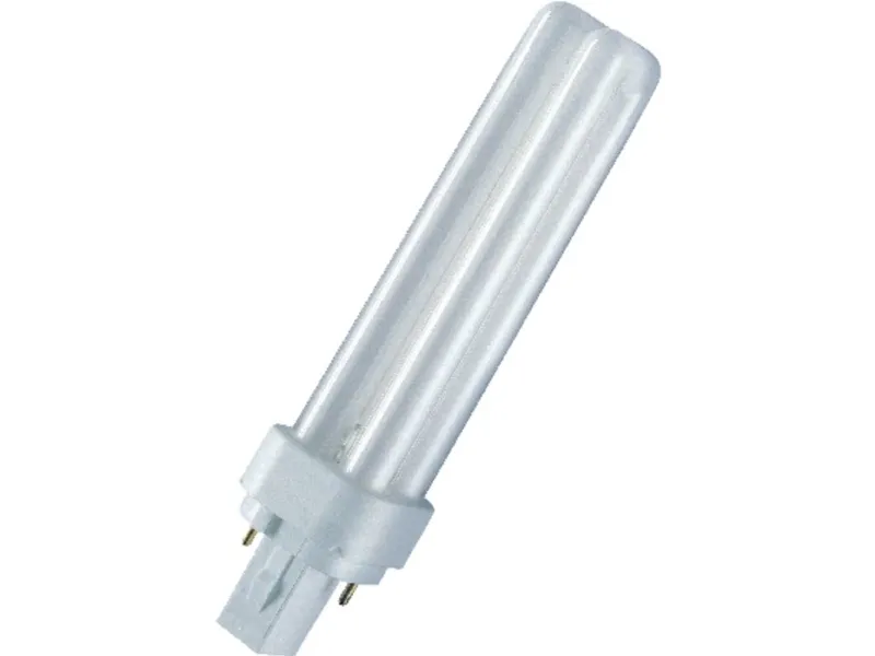 OSRAM DULUX D - Ikke-integreret kompakt fluorescerende lyspære - form: T11 - G24d-3 - 26 W - klasse G - 3000 K