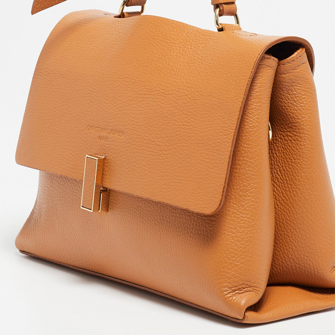 Christian Laurier Sac à main en Cuir Eva camel - 31x23x12 cm