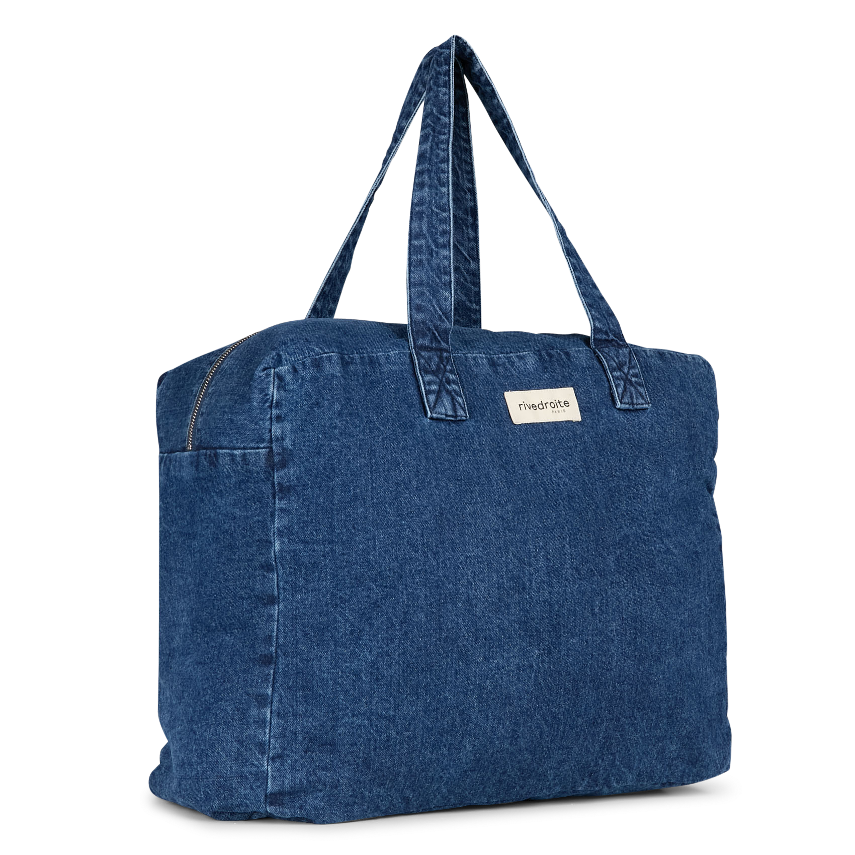 ELZEVIR - Sac week-end en coton mélangé | Bleu