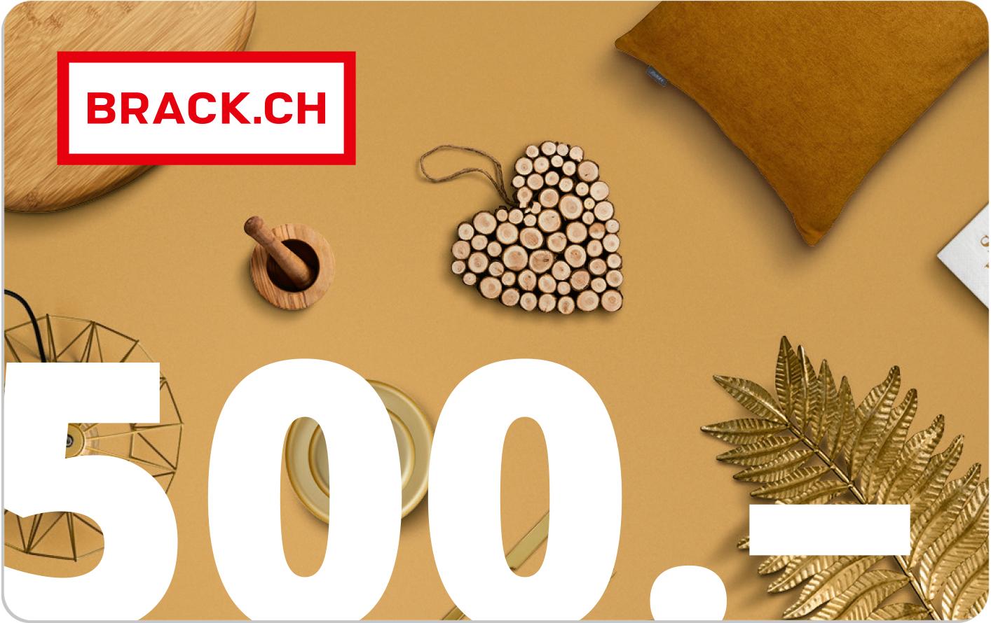 Geschenkkarte CHF 500.-<br>Physische Geschenkkarte – Freude schenken!