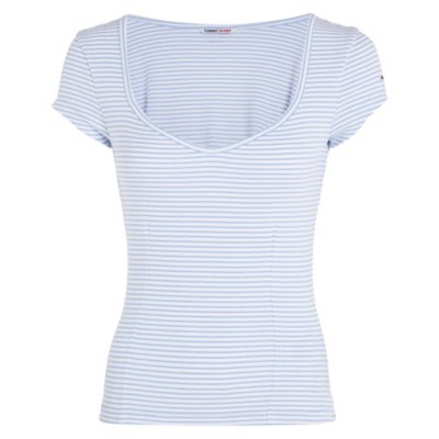Tee-shirt à manches courtes femme Tjwby Stripe TOMMY HILFIGER