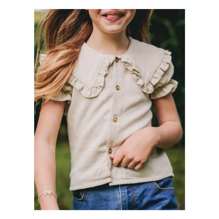 Loir Blouse Capucine Volants | Ecru