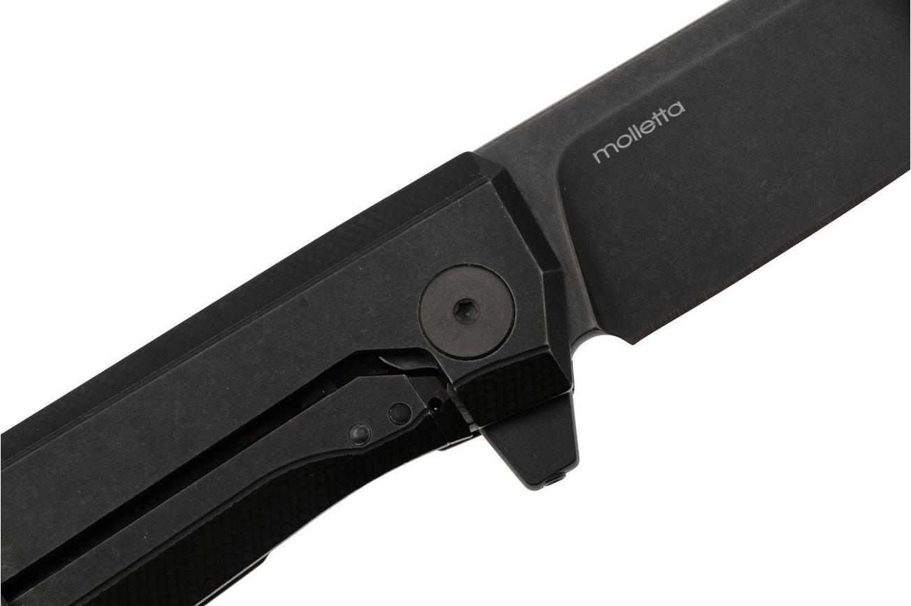 LionSteel Myto MT01-MC-MV CPM MagnaCut, Old Black Mars Valley FatCarbon zakmes, Molletta design
