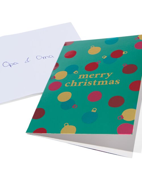 20 cartes de Noël avec enveloppes