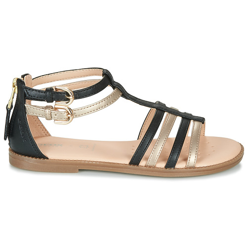 Geox - SANDAL KARLY GIRL - Noir / Doré