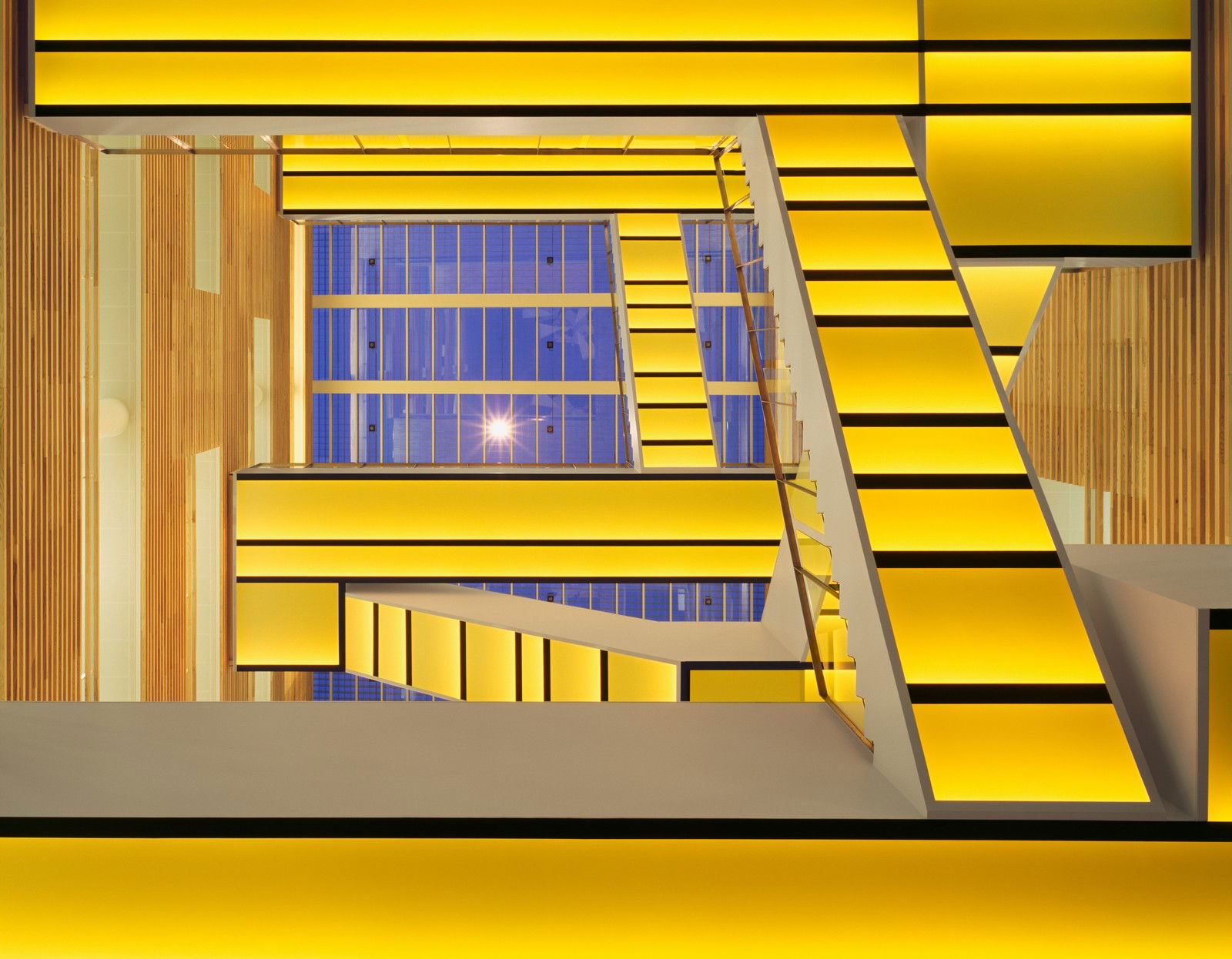 Staircase yellow by Adam Mørk - Limited Edition. Edition of: 100. Signed.