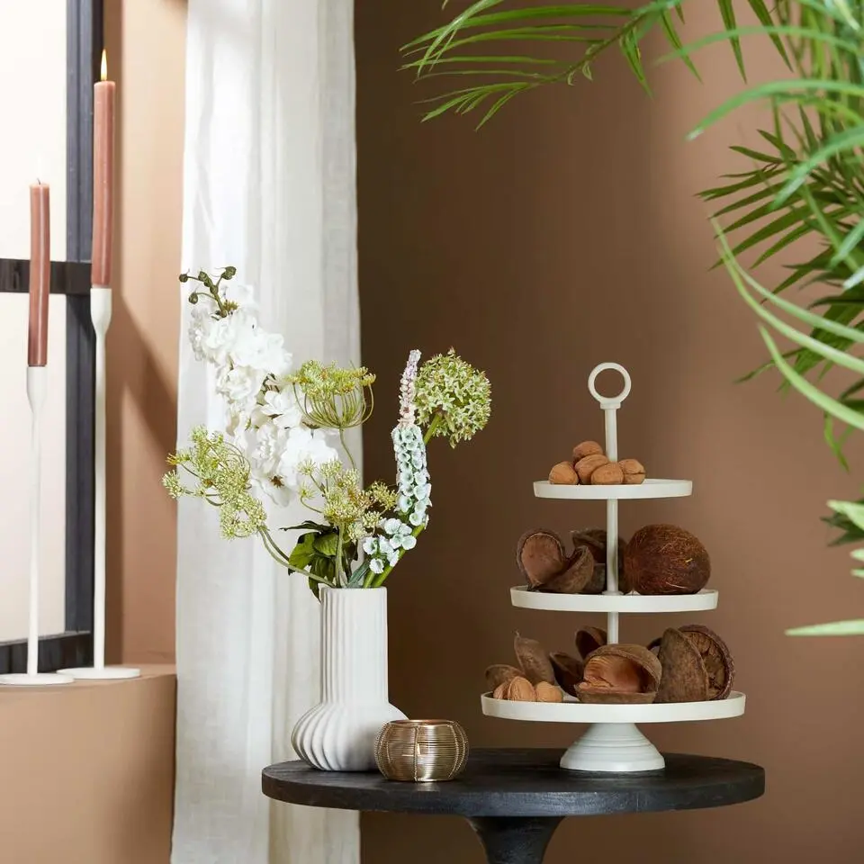 Etagère Marozu - Crème - 3 Laags
