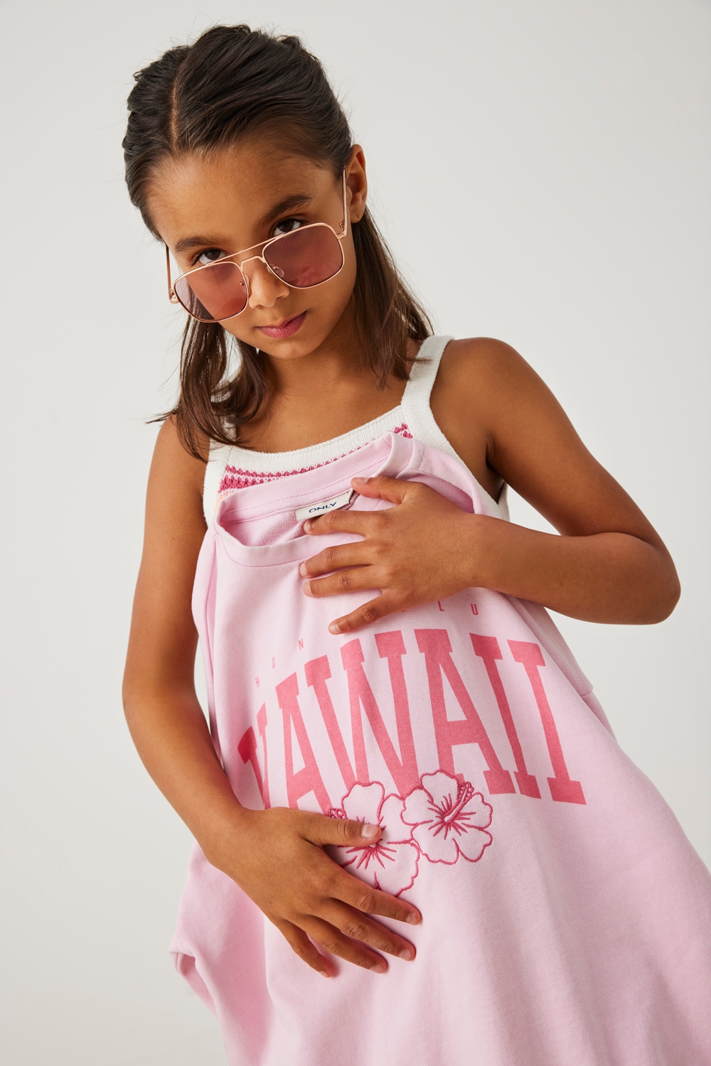 KIDS ONLY Sweatshirt »KOGANABELL LIFE L/S OVZ PRINTED CREW SWT«