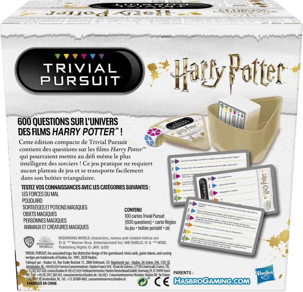 HARRY POTTER - TRIVIAL PURSUIT EDITION WIZARDING WORLD