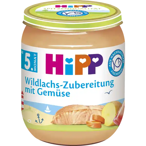 Bio Wildlachs-Zubereitung mit Gemüse