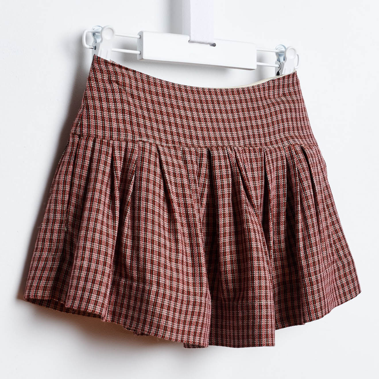 Bellerose Jupe Amentine vichy rouge