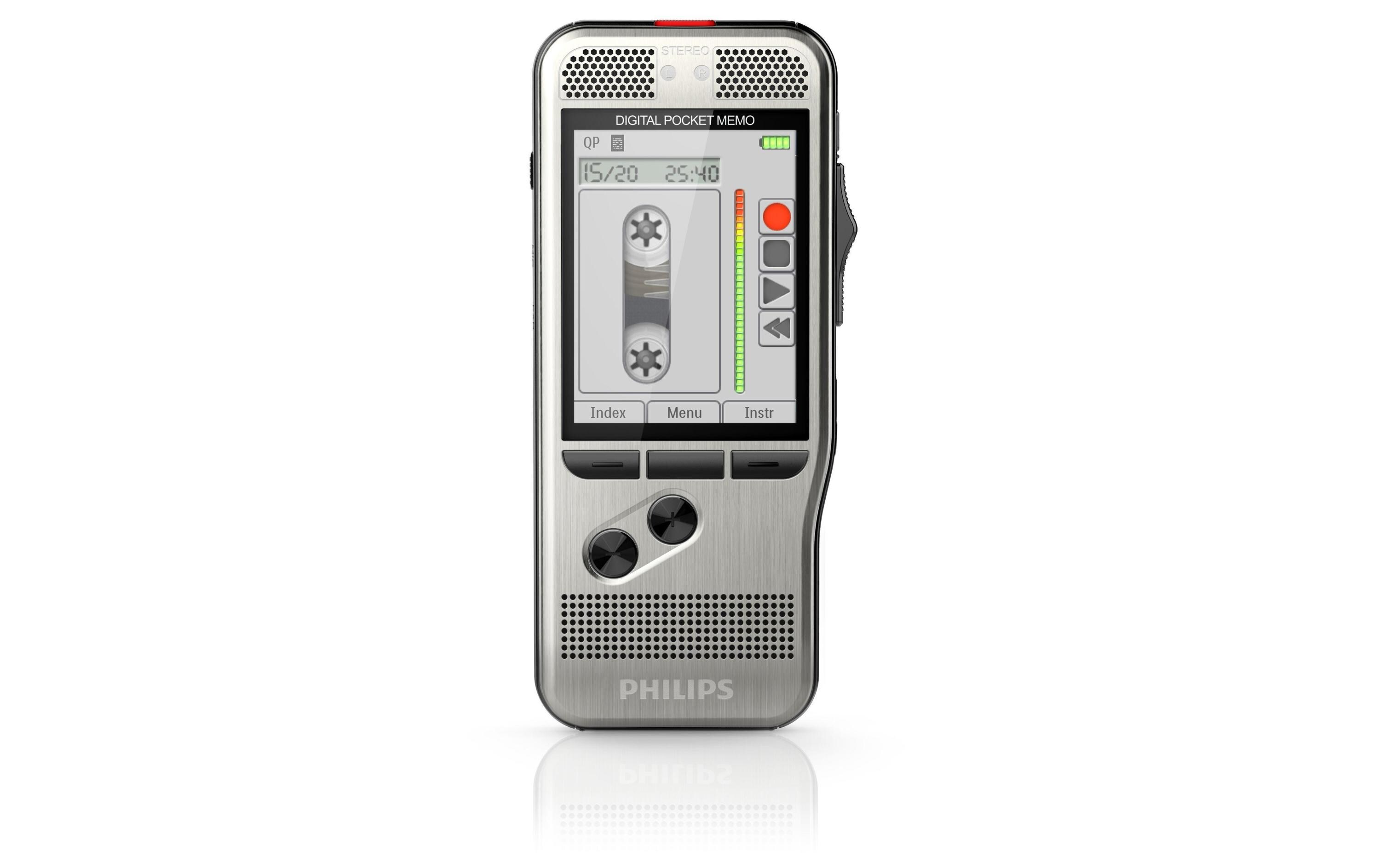 Diktiergerät Digital Pocket Memo DPM7200<br>Digitales Diktiergerät mit konfigurierbarem 4-Positions-Schiebeschalter