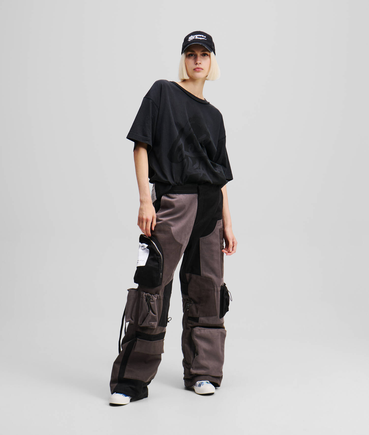 PANTALON STYLE UTILITAIRE KLJ X ATELIER RESERVÉ - Noir