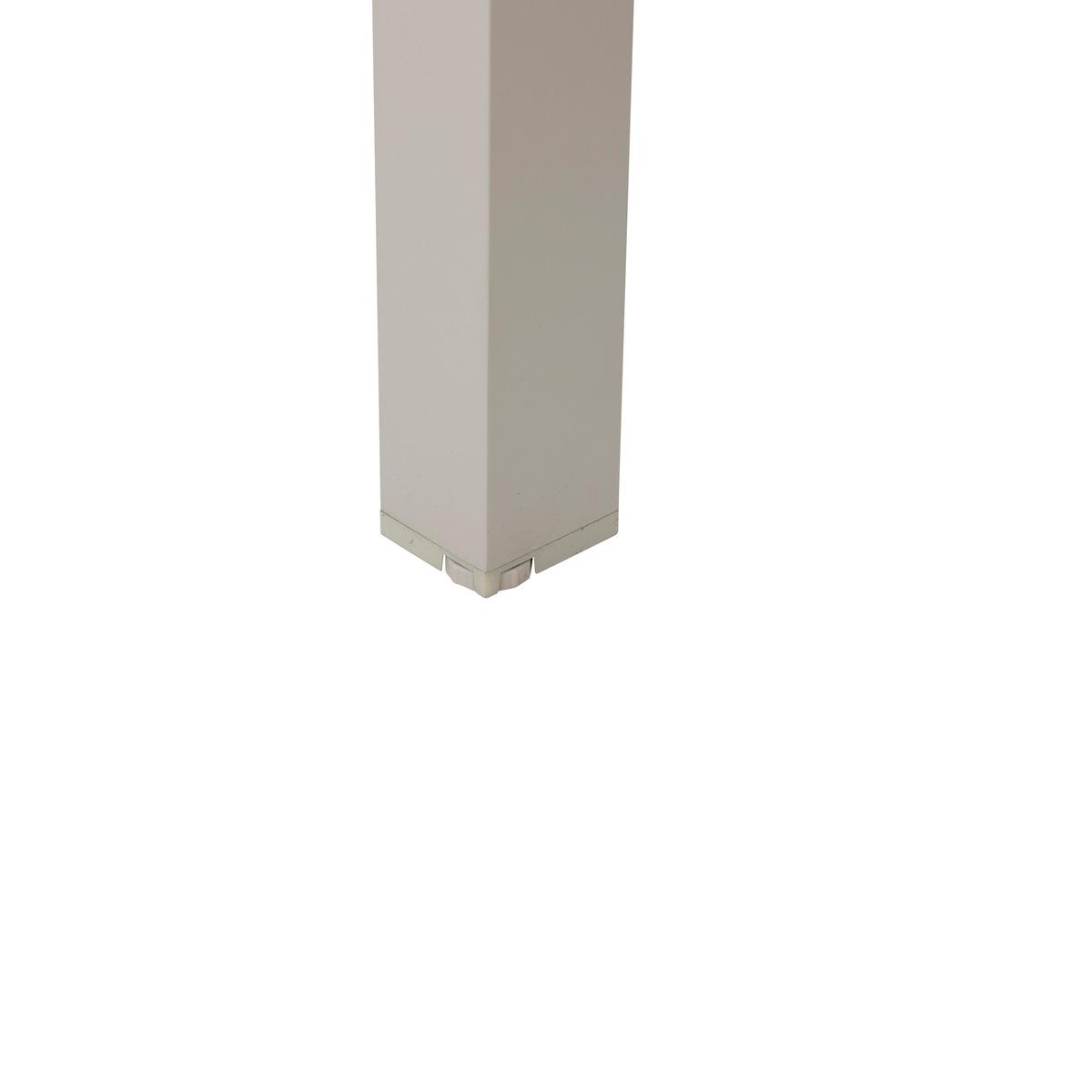 TABLE EVASION FIXE ALUMINIUM LIN ARGILE 4 PLACES