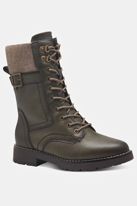 Stiefeletten, Jana Shoes, Lederoptik, vegan, Weite H