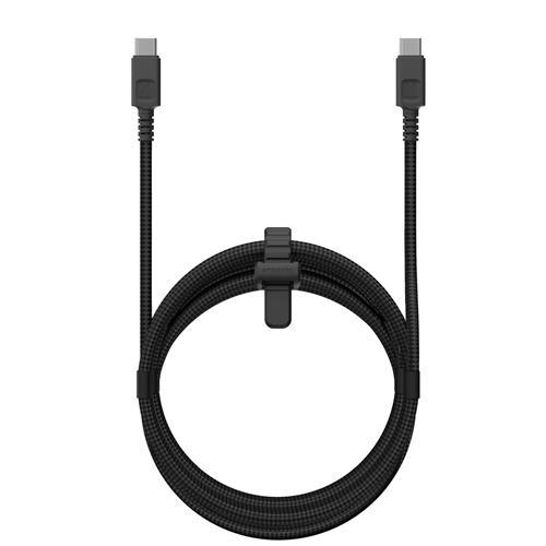 (3m) 240W Next Gen Cable USB C auf USB C Ladekabel Nylon Datenkabel UltraCharge  PD (CX3101) - Schwarz