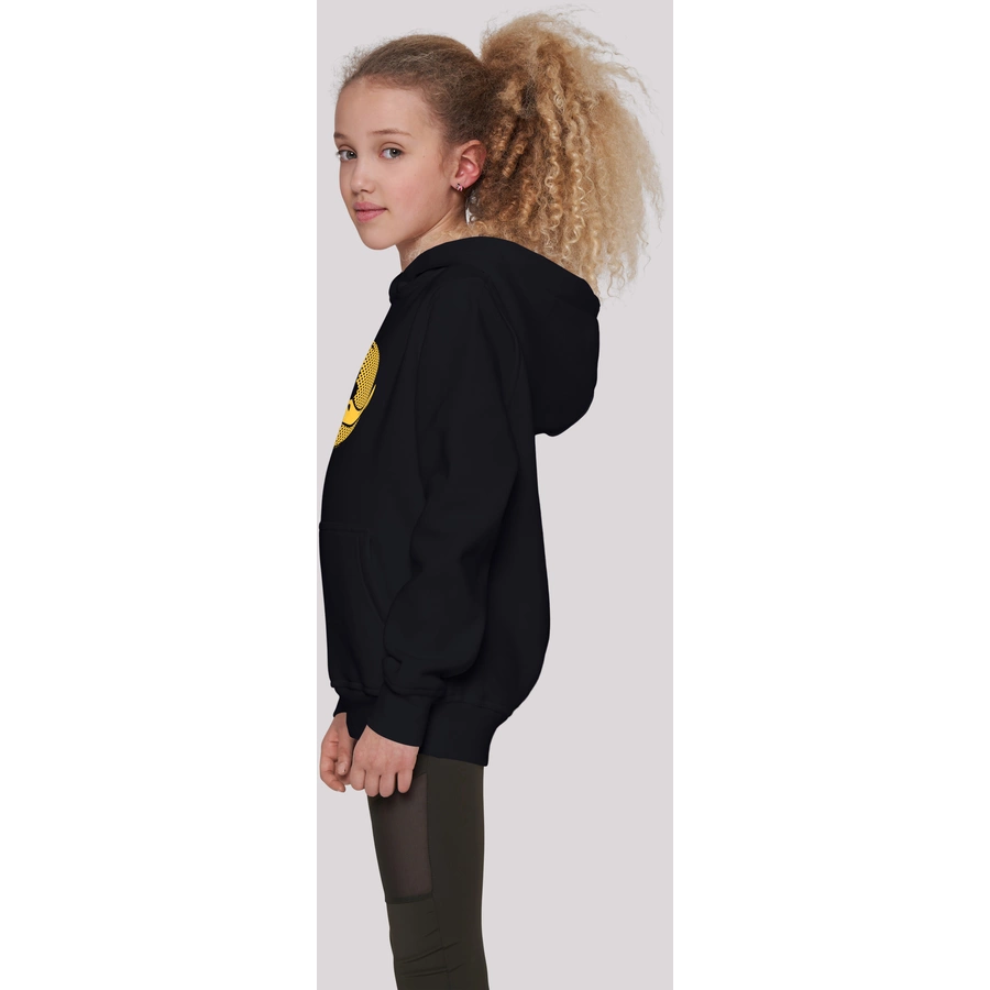 F4NT4STIC Hoodie Looney Tunes Daffy Duck Dotted Cartoon Logo schwarz